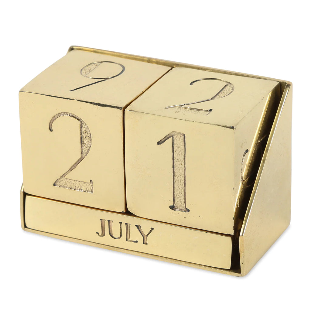 Brass Perpetual Calendar