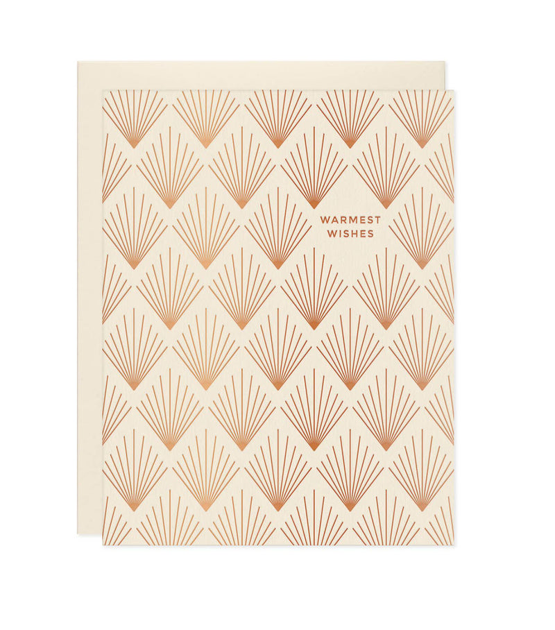 Deco Warmest Wishes Card