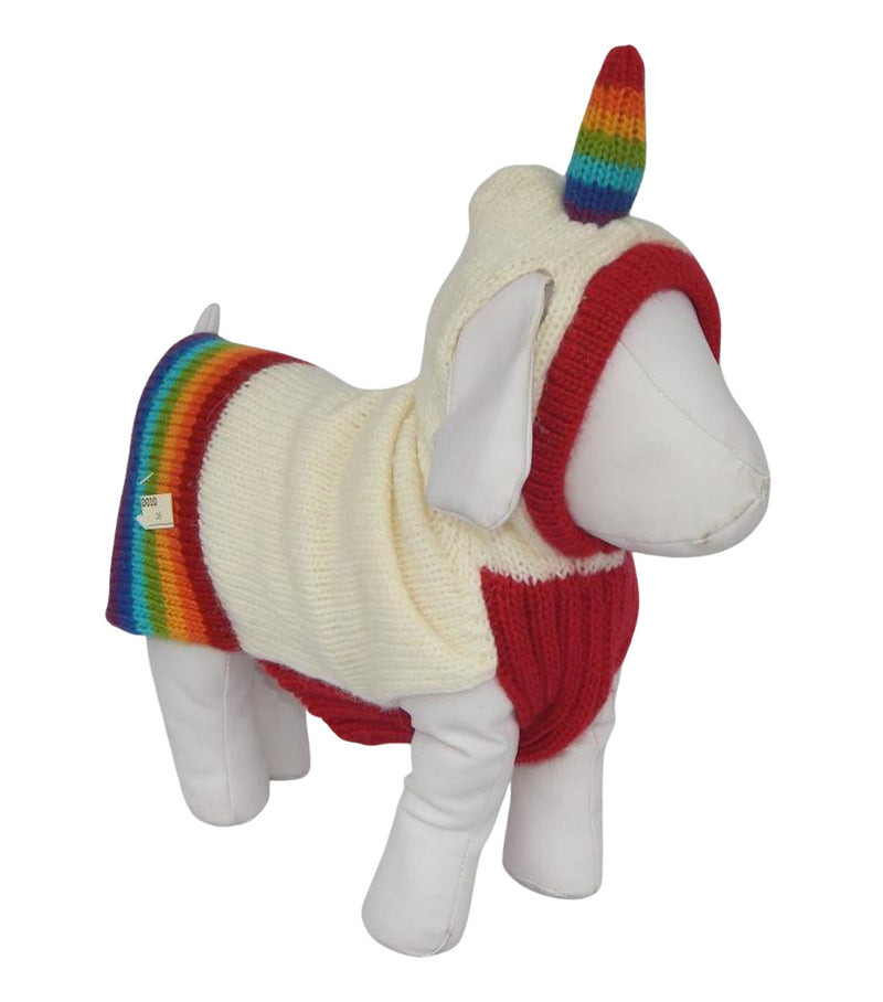 Rainbow Unicorn Dog Sweater