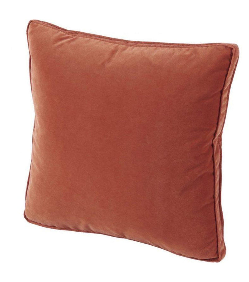 Tangelo Velvet Gusseted Pillow