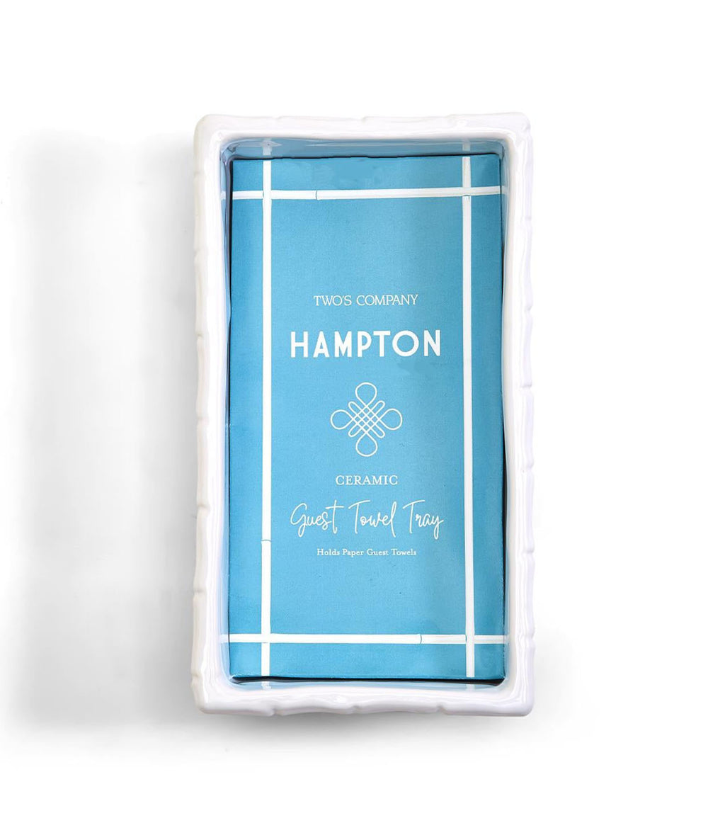 Hampton Bamboo Guest Towel Napkin Holder
