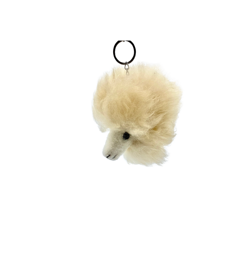 Happy Alpaca Keychain