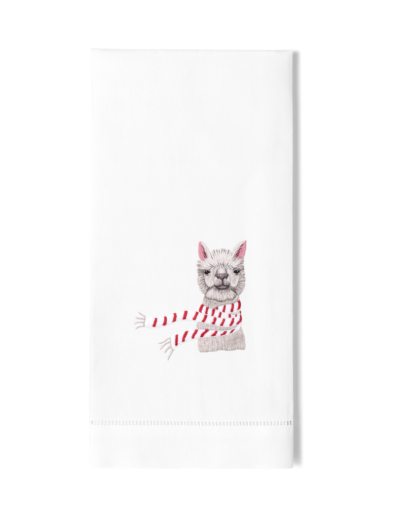 Embroidered Hand Towel – Goldfinch