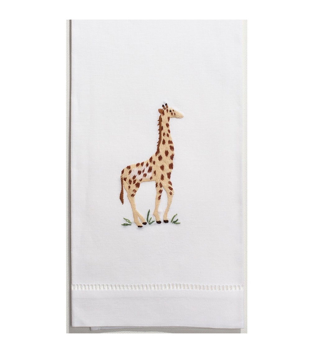 Embroidered Hand Towel – Goldfinch