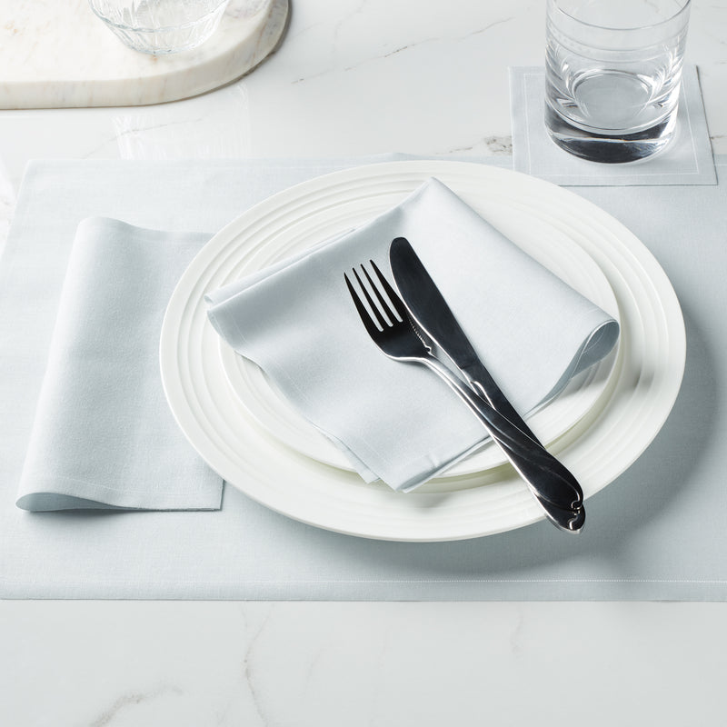 Pearl Grey Cotton Placemats