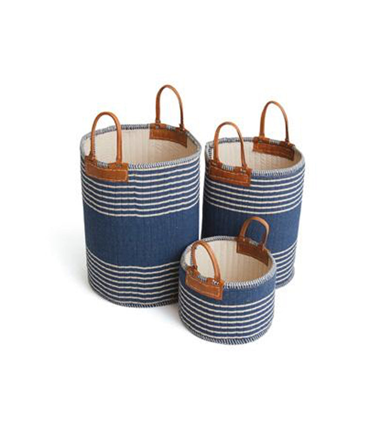 Iron Basket with Rope Handle